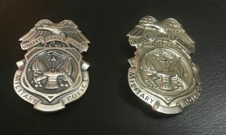 Obsolete Mp Military Police Badge Set
