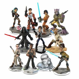 Star Wars Disney Infinity 9pc Play Set Models Collectible Character Merchandise