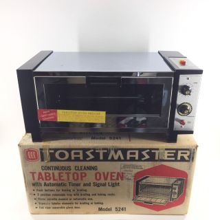 Vintage Toastmaster Continuous Oven Broiler Model 5241 I Orig Box Tabletop U2a