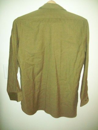 Army Wool Field Shirt with Gas Flap 15 x 33 2
