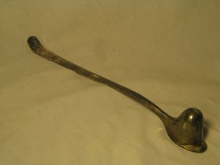 Vintage Candle Snuffer Silver - Plated Marked G 48 10 " Metal Snuff Tool