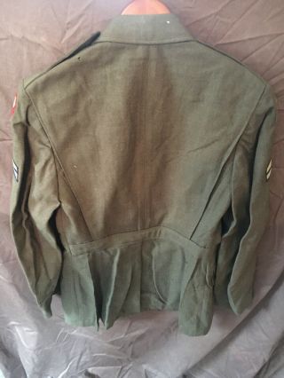 Vintage World War II WW2 US Army Air Force Uniform Coat Jacket 40s Military 2