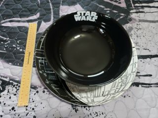 Star Wars Death Star Ceramic Serving Platter & Bowl " Hot Topic  "