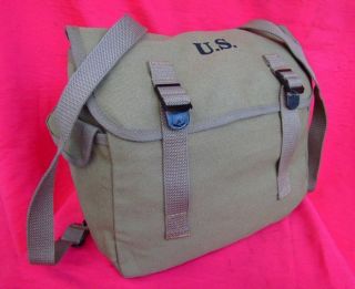 Canvas knapsack USA ARMY 36 TYPE MUSETTE Rucksack BAG Soldier BACKPACK 2