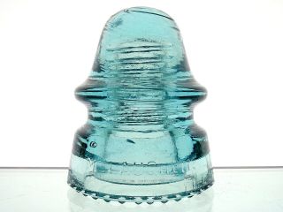 Exceptional - Cornflower Blue Mclaughlin No 19 Glass Signal Insulator