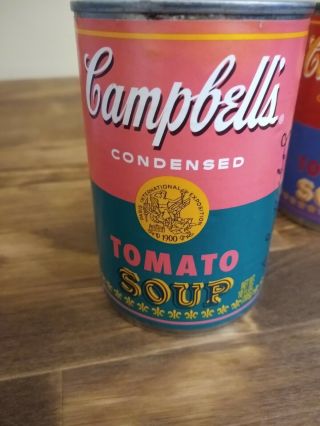 Andy Warhol Campbell’s Soup Cans Full Set Of 4 Art 2012 Limited Edition 3