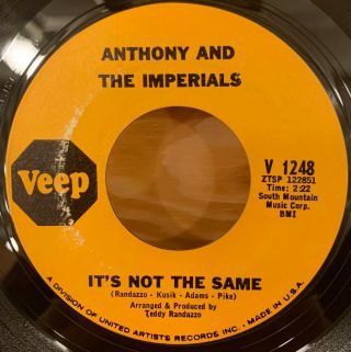 Northern Soul 45 Anthony And The Imperials - It 