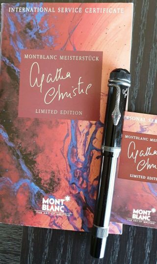 Montblanc Meisterstuck Agatha Christie Limited Edition Fountain Pen