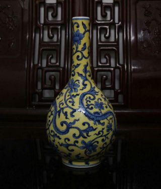 Old Rare Famille Rose Chinese Porcelain Flower Vase Yongzheng Mk