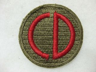 Wwii 85th Custer Division Patch German Theater Made