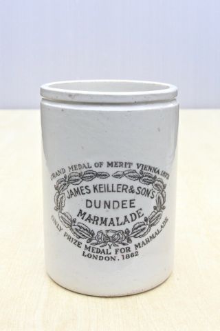 Vintage C1900s 2lb Size James Keiller & Sons Dundee Marmalade Maling Potjar 2