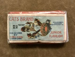 Cats Brand Firecrackers Penny 8 Pack Class 1 Firecracker Label