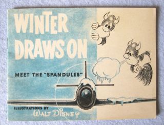 1943 Walt Disney Prod & Us Army Air Forces Winter Draws On Meet The Spandules
