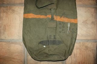 Vintage US Military Issue WW2 Dated 1944 Canvas Duffle Bag DG11 3