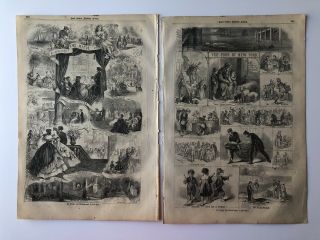 1865 Frank Leslie’s Prints Scenes Of The Rich And Poor In York 113018