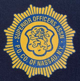 Ncpd Nassau County Police Department Superior Officers T - Shirt Sz 2xl Nypd