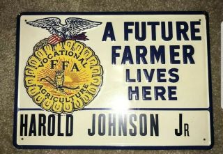Future Farmers Of America Ffa Membership Metal Sign Feed Farm Ranch Cattle Swine