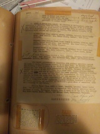 37th division WW2 Campaign Map and 17 pages of newspaper clips & photos 3
