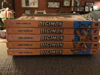 Manga Digimon The Series Volumes 1 - 5