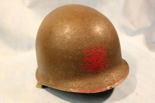 Wwii Us Army Helmet With Liner