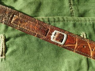 WWII Japanese Army Officer Watch Belt 3