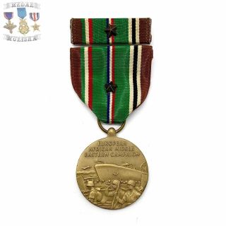Wwii Us Army European African Middle Eastern Campaign Medal Battle Star Bin 20