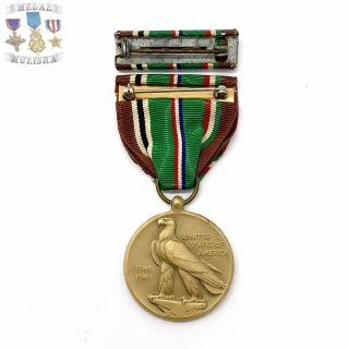 WWII US ARMY EUROPEAN AFRICAN MIDDLE EASTERN CAMPAIGN MEDAL BATTLE STAR BIN 20 3