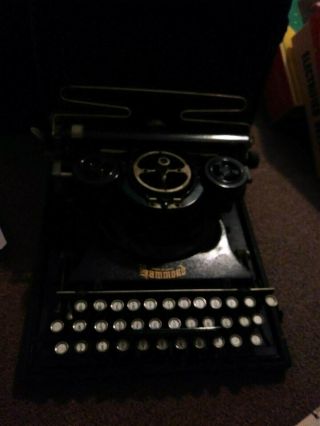 Vintage Hammond Multiplex Typewriter with Case Early 1900s 2