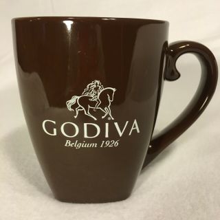 Godiva Chocolate Coffee Mug Tea Cup Hot Cocoa Brown Oversized Large Big Tall