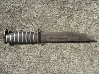 Unmarked Fighting Knife with 7 & 1/2 inch Blade 2