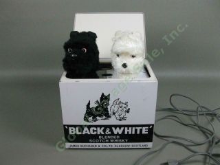 Black & White Scotch Whisky Jack In The Box Barking Dogs Advertising Display Nr
