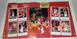 Vintage Panini : NBA Basketball 94 - 95 Sticker Album : 100 Complete. 3