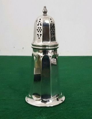 Antique 16.  5 Cm Silver Plated Mappin & Webb Princes Plate Sugar Sifter Shaker