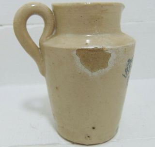 Cow Pictorial Rich Fresh Cream Jug from West Parade Dairy Huddersfield c1900 ' s 2