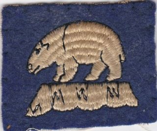 Wwii Wool Us Marine Corps Marine Detachment Iceland (blue)