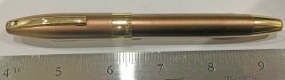 Sheaffer Legacy • Copper/gold 18kt.  Xf/f Nib • Cartridge/pump Filling System