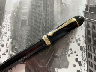 Vintage 1930s Art Deco Facetted Soennecken The Tower Extra Pif Fountain Pen