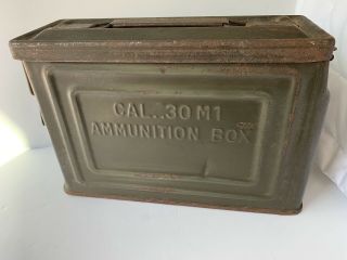 US WW2 Ammunition Box Ammo Can 30 Caliber M1 Canco Military 2