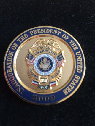 Us Presidential Inauguration Protection Detail Team Police Badge Challenge Coin