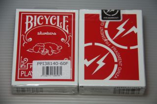 1 Deck Bicycle Fragment Slumber Red Playing Cards