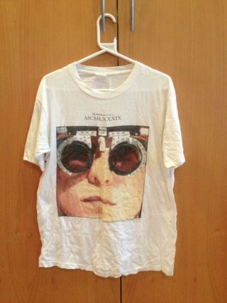 The Pet Shop Boys Tour Tee Shirt Vintage Tour Of The World T Shirt 1989