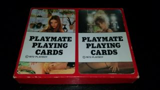 Playboy Playmate Playing Cards 1972 (2x Complete Decks)