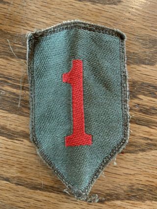 WWII Bronze Star Medal 1st Infantry Division Big Red One Patch WW2 3