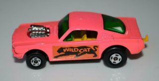 Lesney Matchbox Superfast - Ford Mustang / Wild Cat Dragster - Pink 8