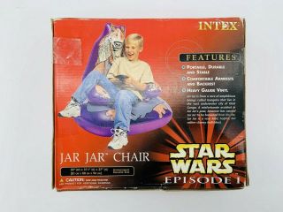 Star Wars Episode 1 The Phantom Menace Jar Jar Binks Inflatable Chair Nip Rare