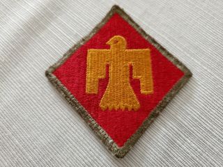 Us Army 45th Infantry Division Patch,  Oklahoma,  Sicily,  Salerno And Korea