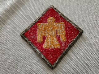 US Army 45th Infantry Division patch,  Oklahoma,  Sicily,  Salerno and Korea 2