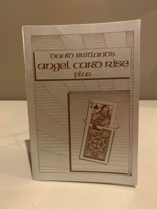 Angel Card Rise Plus David Britland Magic 1985 Magician Card Tricks