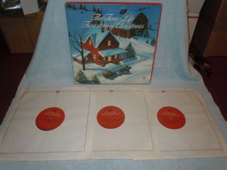 Time Life Treasury Of Christmas 3 Record Album Box Set 1986