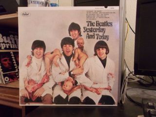 The Beatles Yesterday And Today Butcher Cover Lp Reissue Red Vinyl